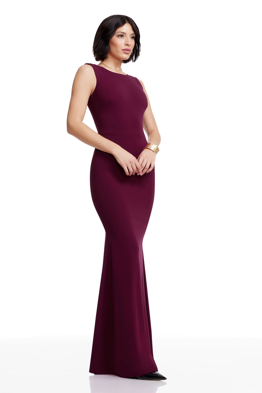 Leighton Gown / DARK MAGENTA