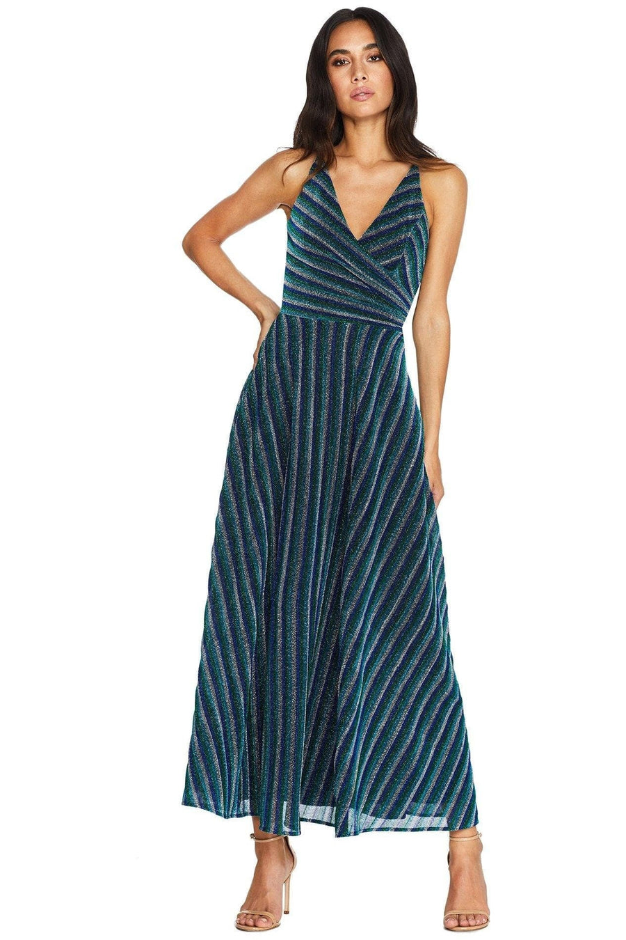 dress the population electric blue Dress The Population Chandler Sequin Short Sleeve Ruched Minidress In Electric Blue