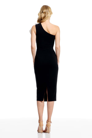 LENNON DRESS / BLACK-WHITE