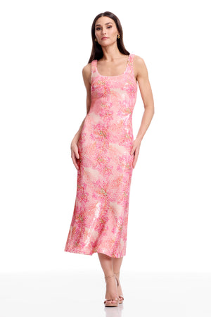 Leo Dress / FUCHSIA MULTI