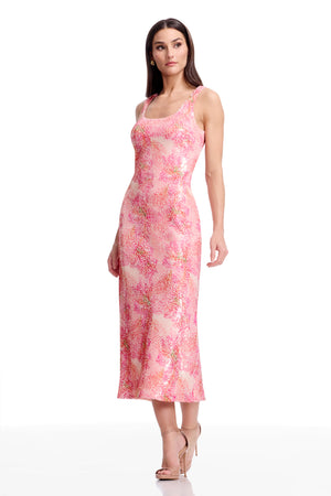 Leo Dress / FUCHSIA MULTI