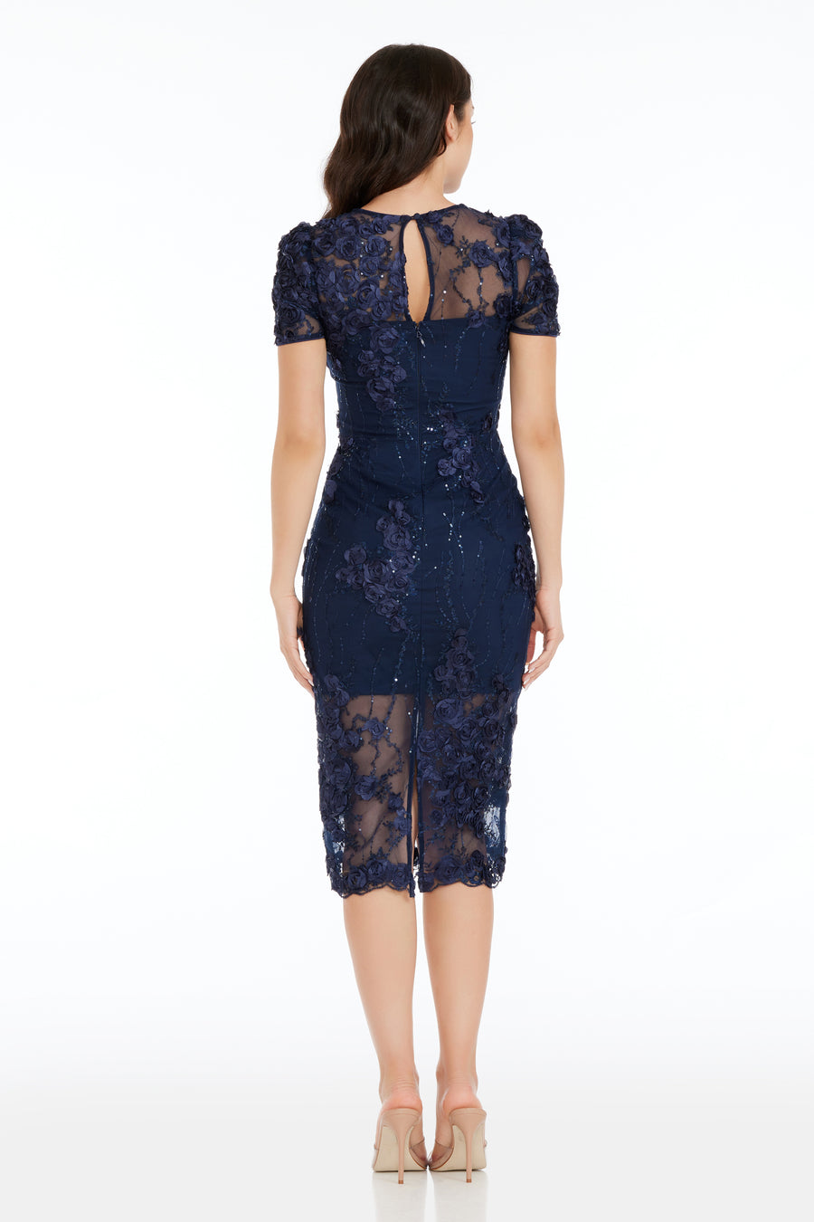 Dress the Population Lia Dress - Navy - Blue - XXS Dress the Population Lia Dress - Navy - Blue - XXS
