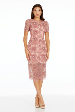 Lia Dress / MAUVE MULTI