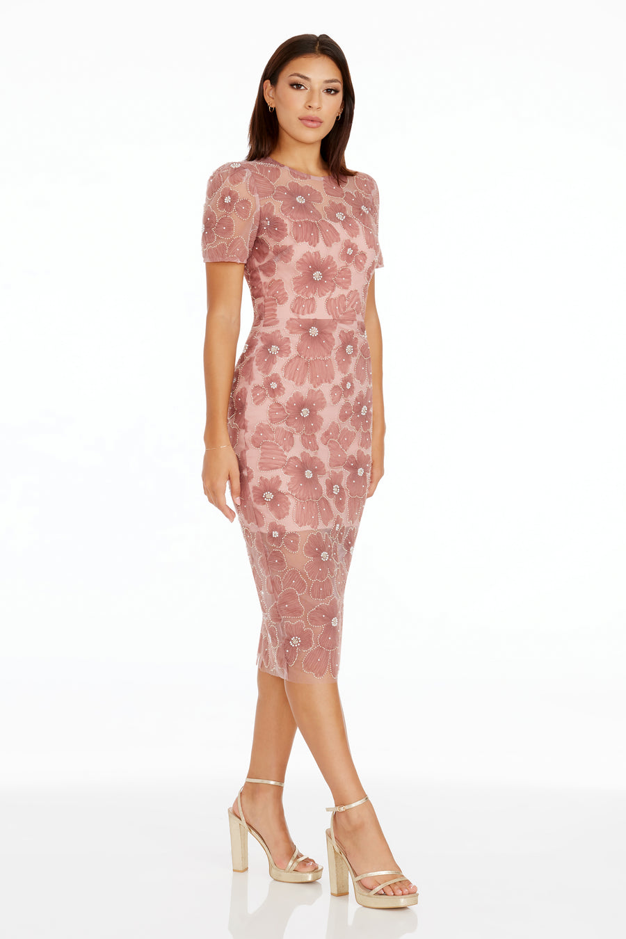 Lia Dress / MAUVE MULTI