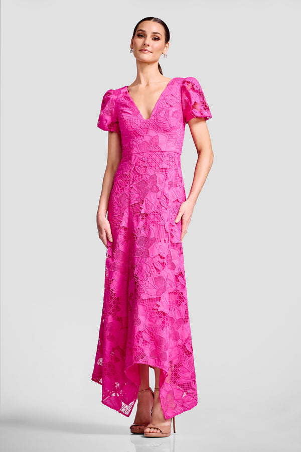 Lilith Dress / BRIGHT FUCHSIA