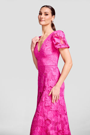 Lilith Dress / BRIGHT FUCHSIA