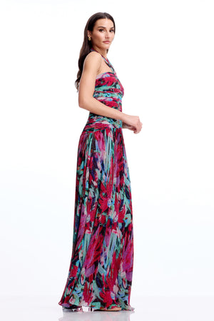 Lillian Gown / BRIGHT FUCHSIA MULTI