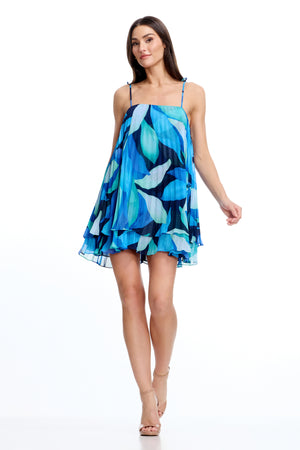 Lina Dress / COBALT MULTI