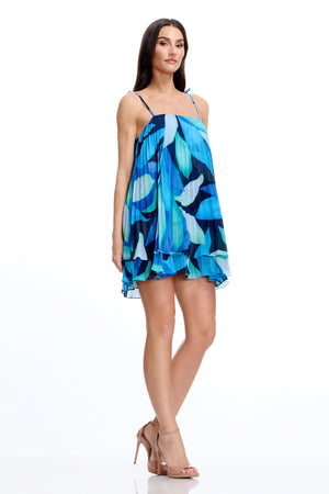 Lina Dress / COBALT MULTI