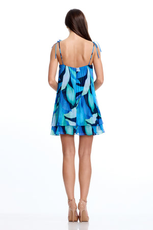 Lina Dress / COBALT MULTI