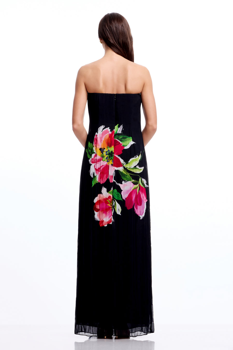 Linda Gown / BLACK MULTI