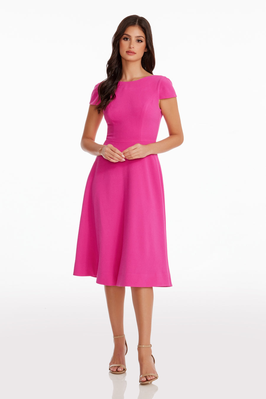 Livia Dress / BRIGHT FUCHSIA