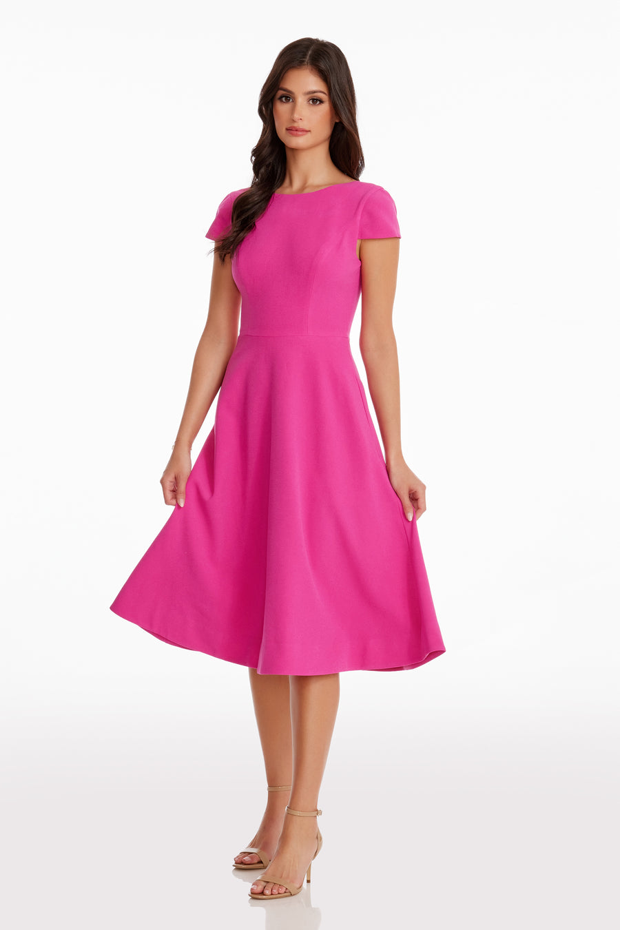 Livia Dress / BRIGHT FUCHSIA
