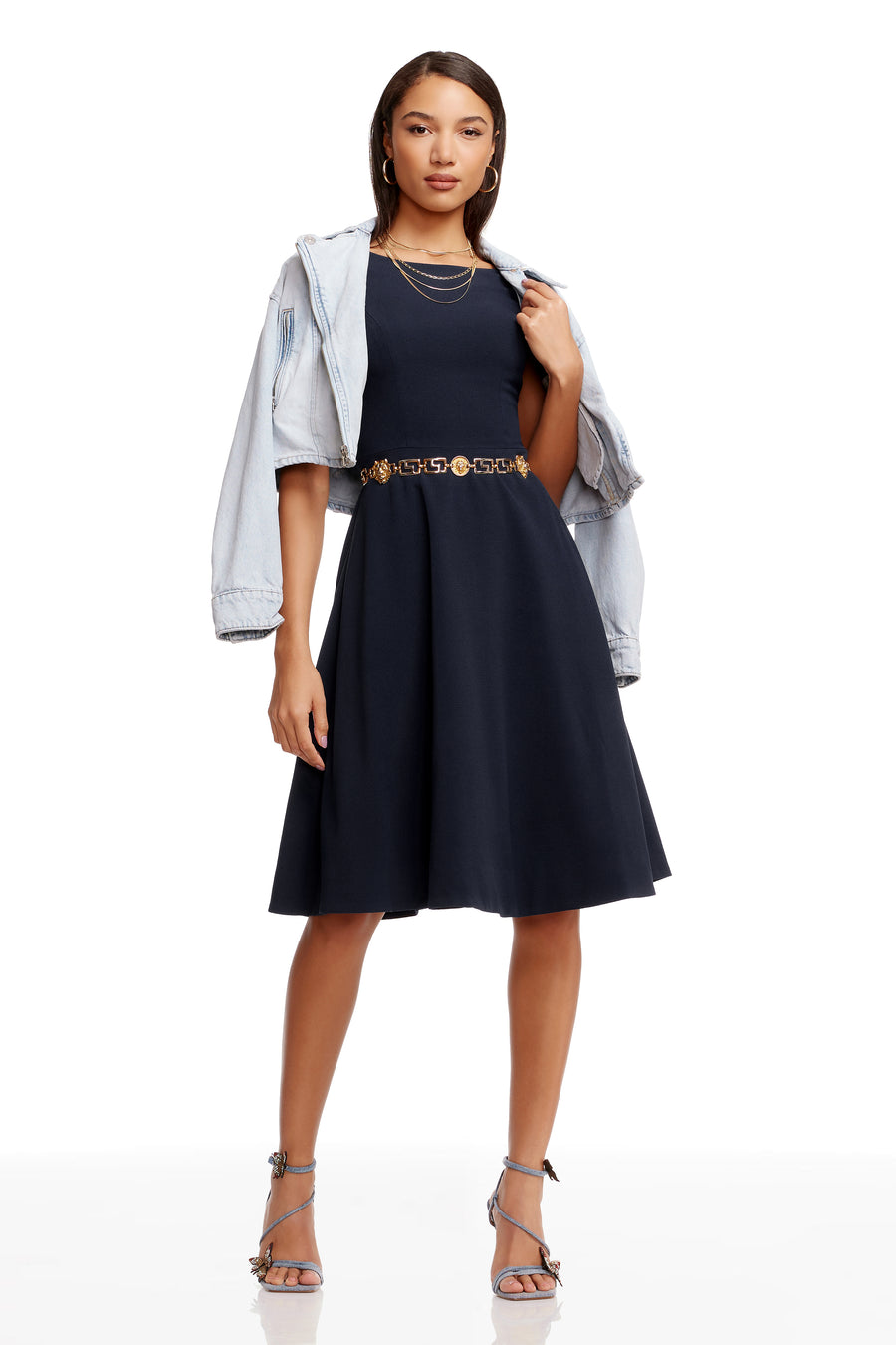 Livia Dress / MIDNIGHT BLUE B
