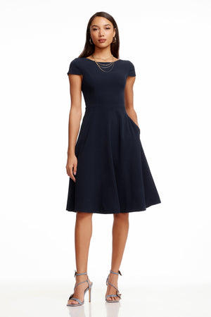 Livia Dress / MIDNIGHT BLUE B