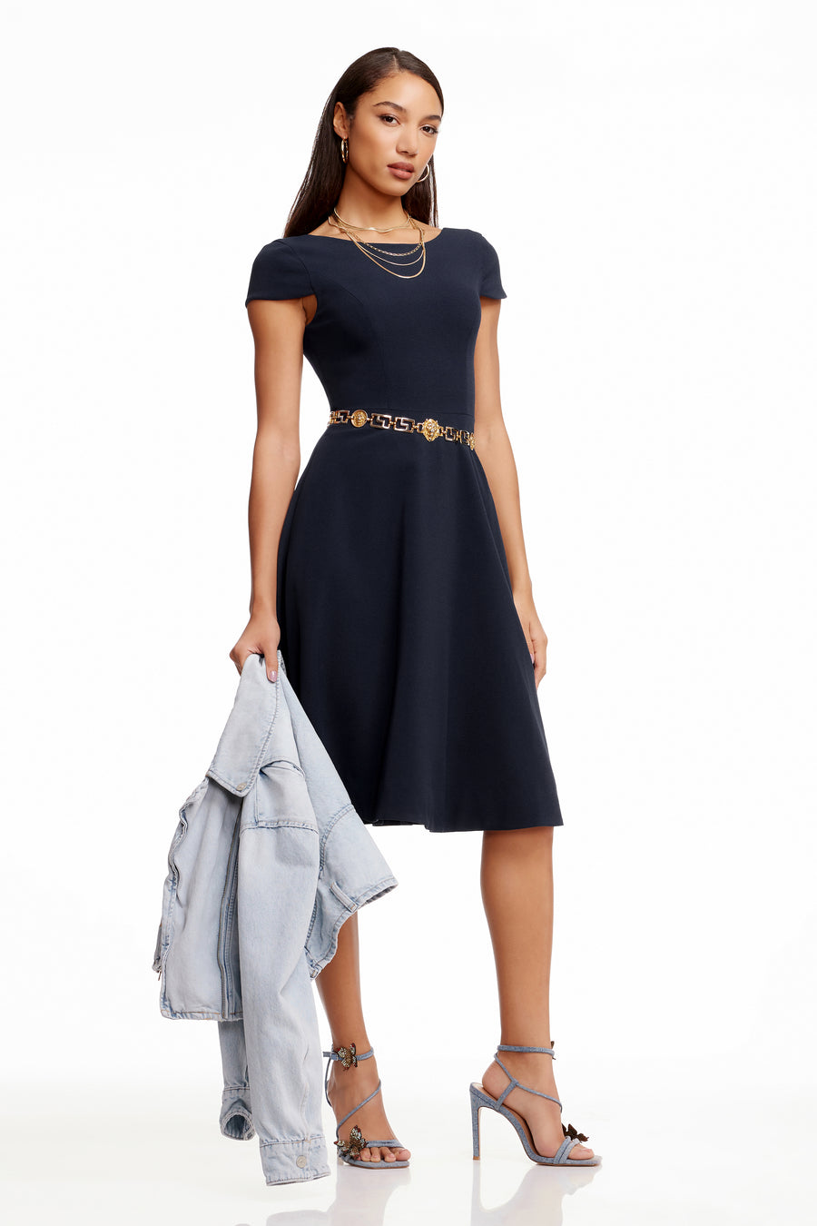 Livia Dress / MIDNIGHT BLUE B