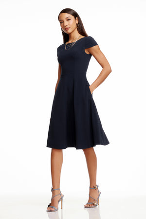 Livia Dress / MIDNIGHT BLUE B