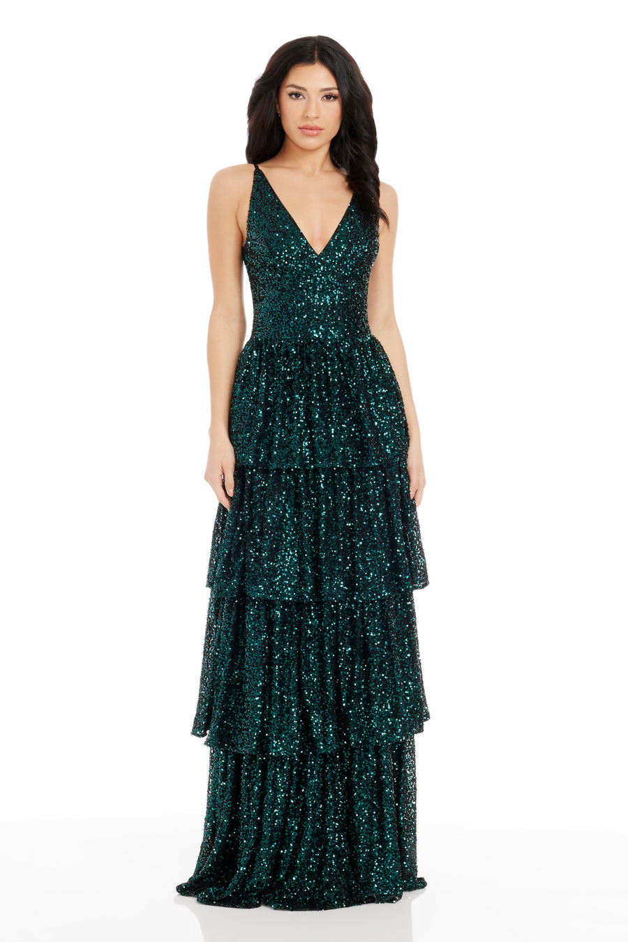 dress the population lorena Black Lorena Gown