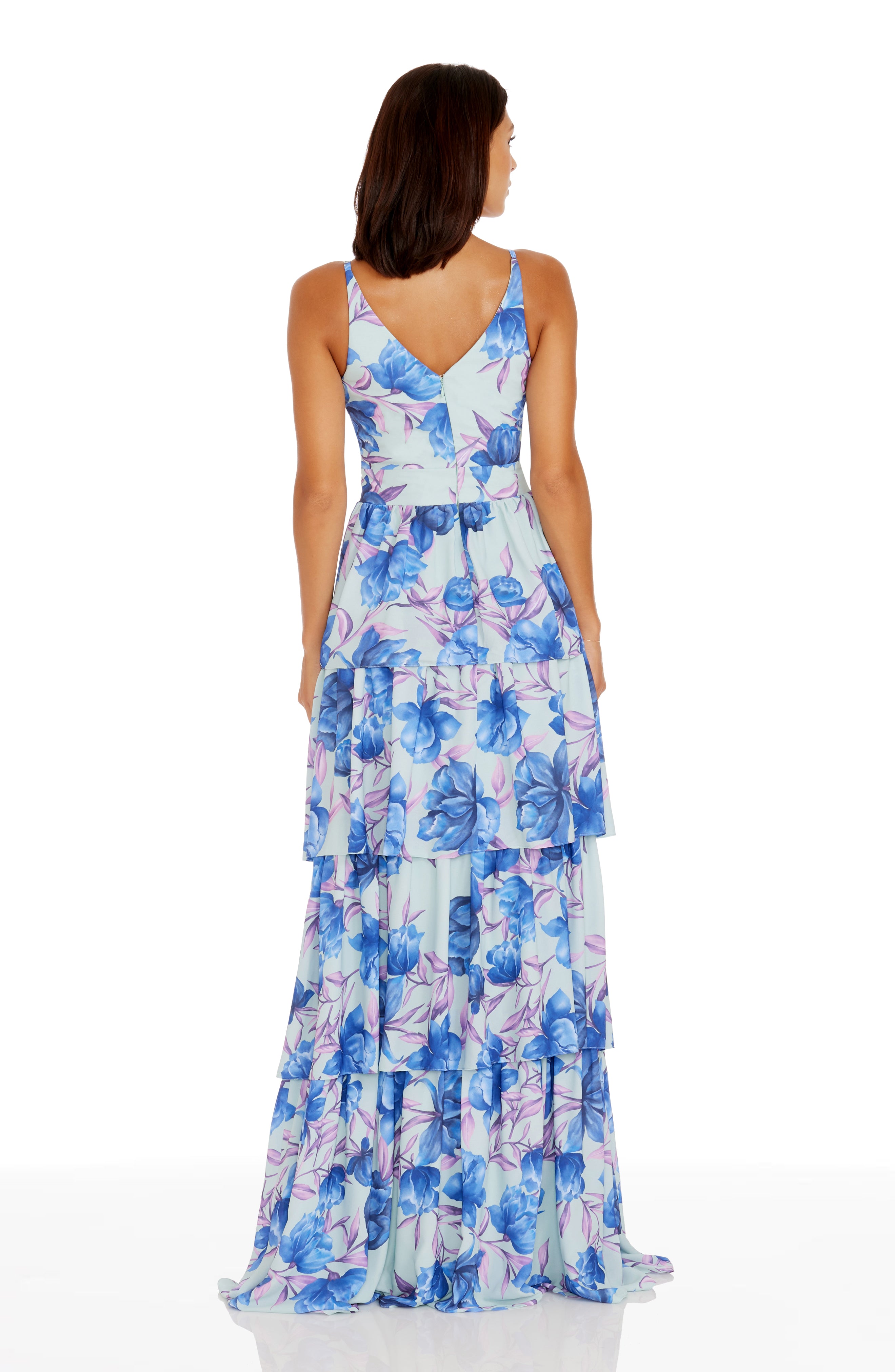 Lorain Floral Gown – Dress the Population