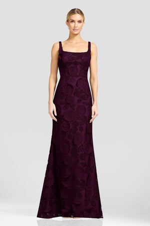 LORENA DRESS / DARK CHERRY