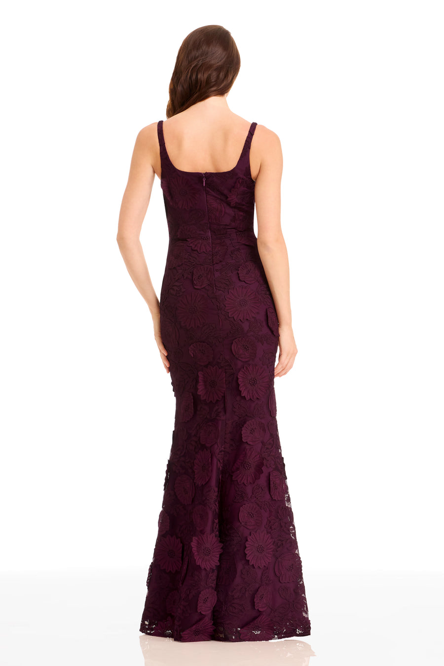LORENA DRESS / DARK CHERRY