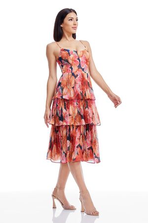Loretta Dress / AMBER MULTI