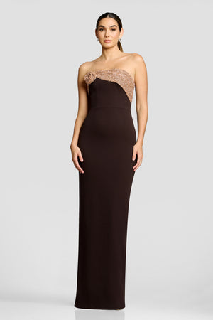 Lorraine Dress / MOCHA MULTI
