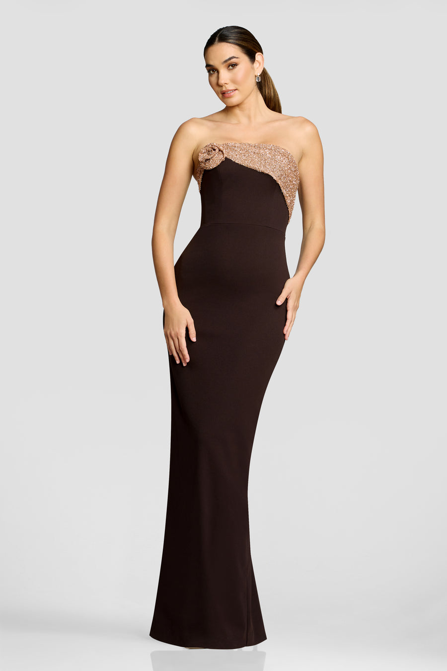 Lorraine Dress / MOCHA MULTI