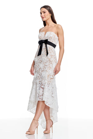 Lucia Gown / WHITE-BLACK