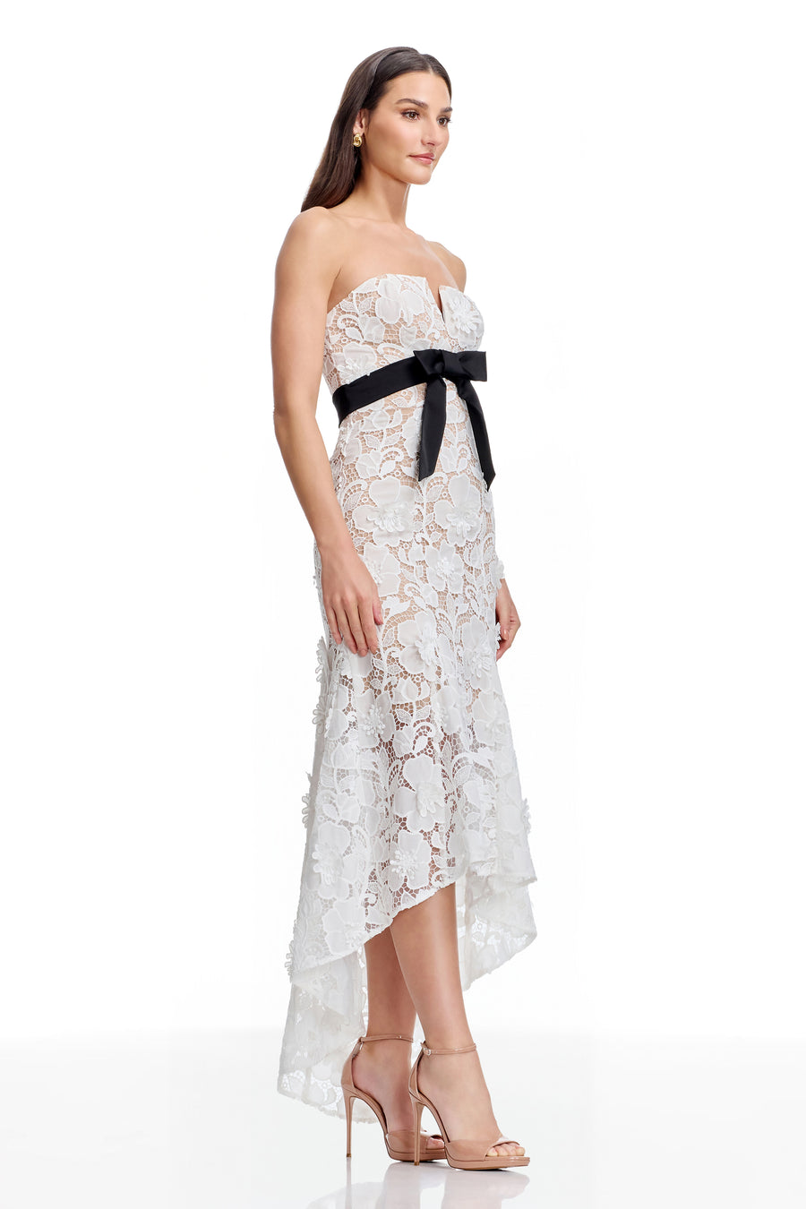 Lucia Gown / WHITE-BLACK