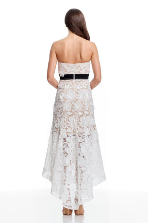 Lucia Gown / WHITE-BLACK