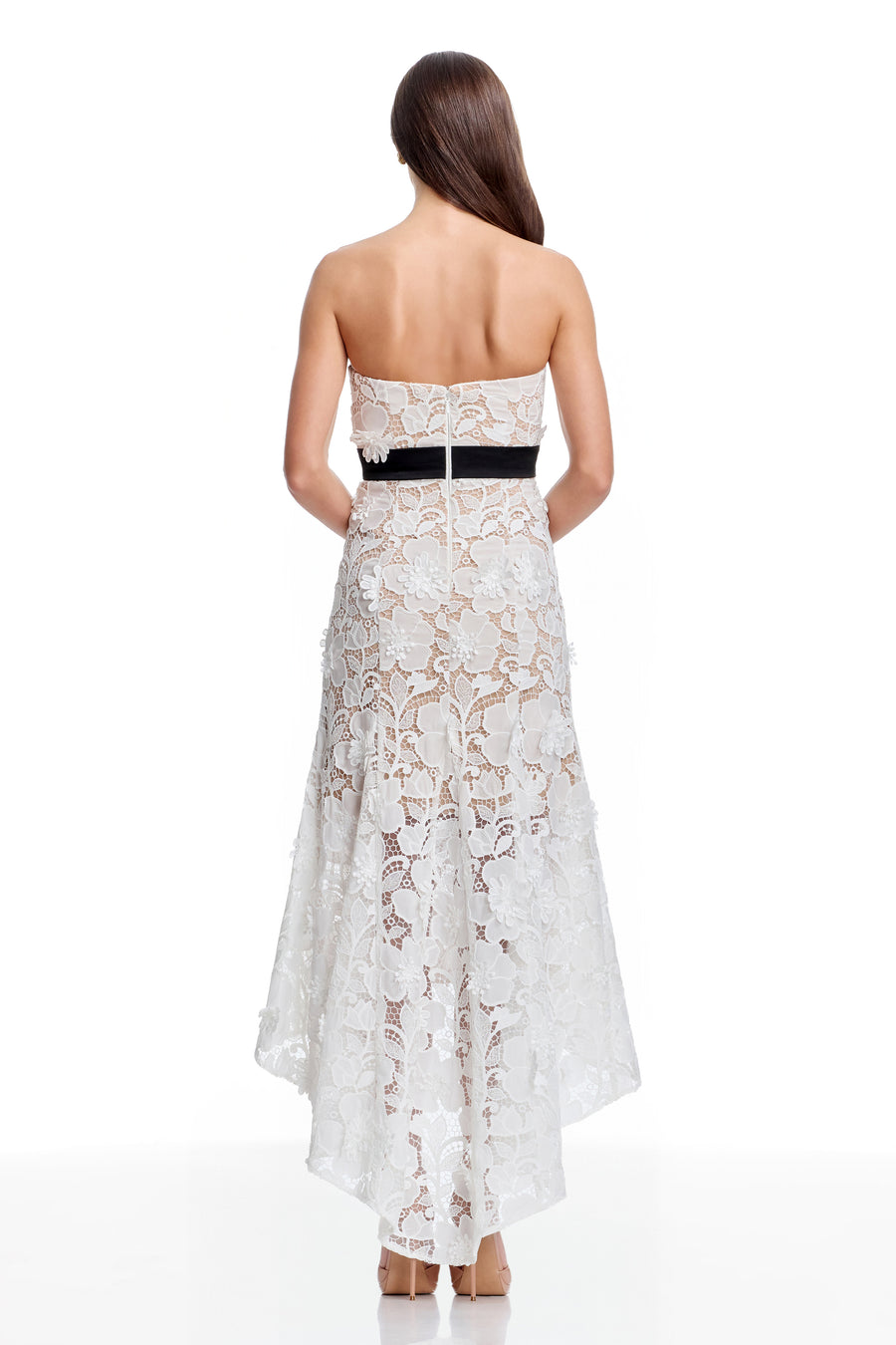 Lucia Gown / WHITE-BLACK