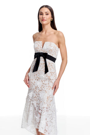 Lucia Gown / WHITE-BLACK