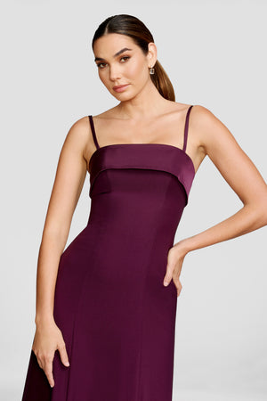 Luciella Gown / DARK CHERRY