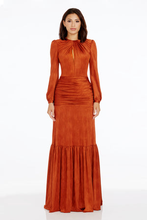 Lucille Dress / BURNT ORANGE