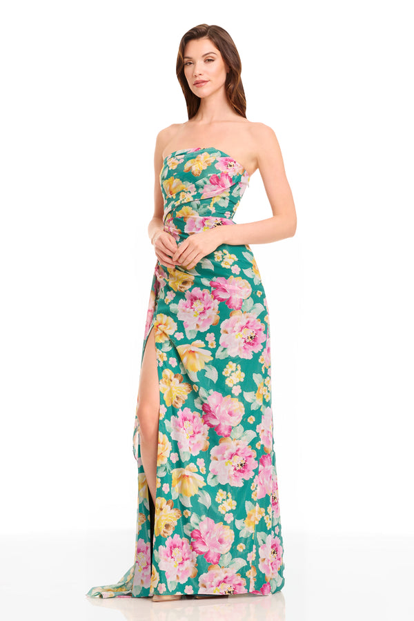 LULU DRESS / PINE MULTI