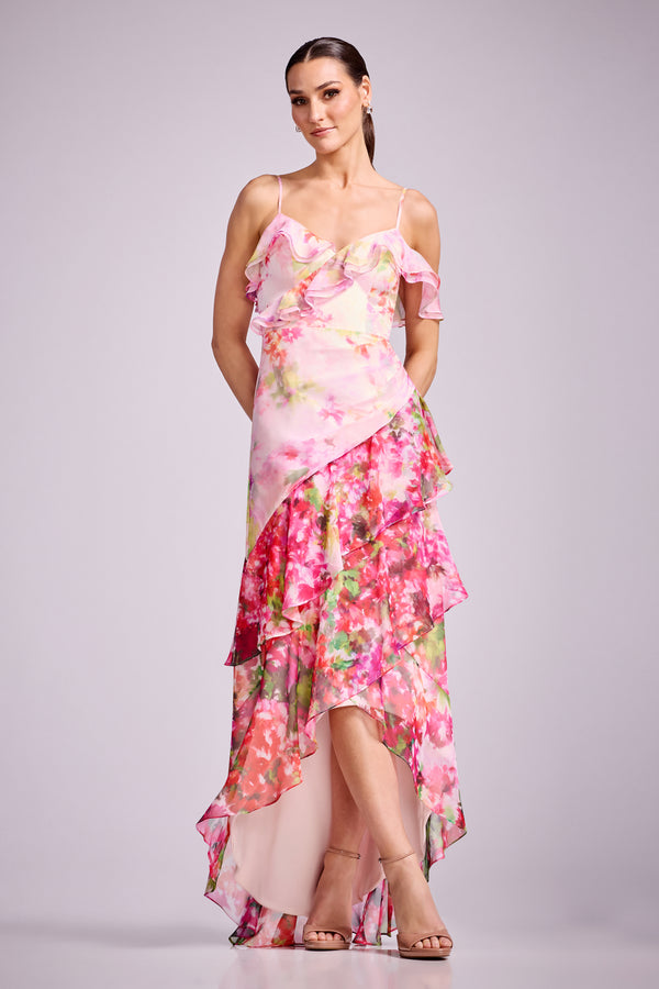 LUMI GOWN / BLUSH MULTI