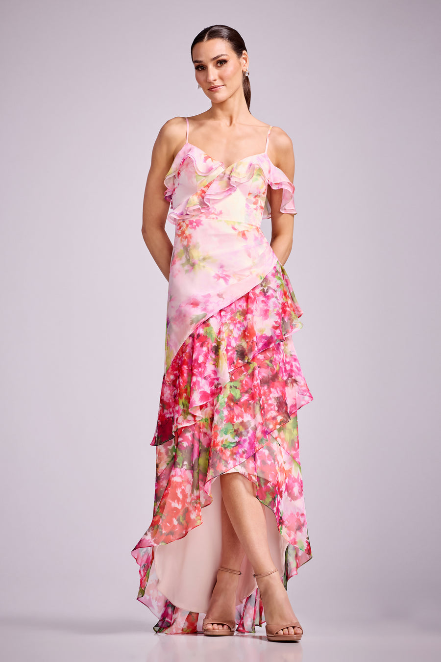 LUMI GOWN / BLUSH MULTI