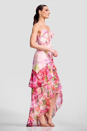 LUMI GOWN / BLUSH MULTI