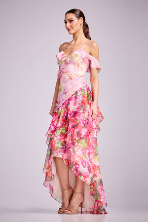 LUMI GOWN / BLUSH MULTI