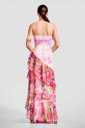 LUMI GOWN / BLUSH MULTI