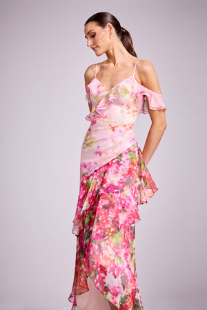 LUMI GOWN / BLUSH MULTI