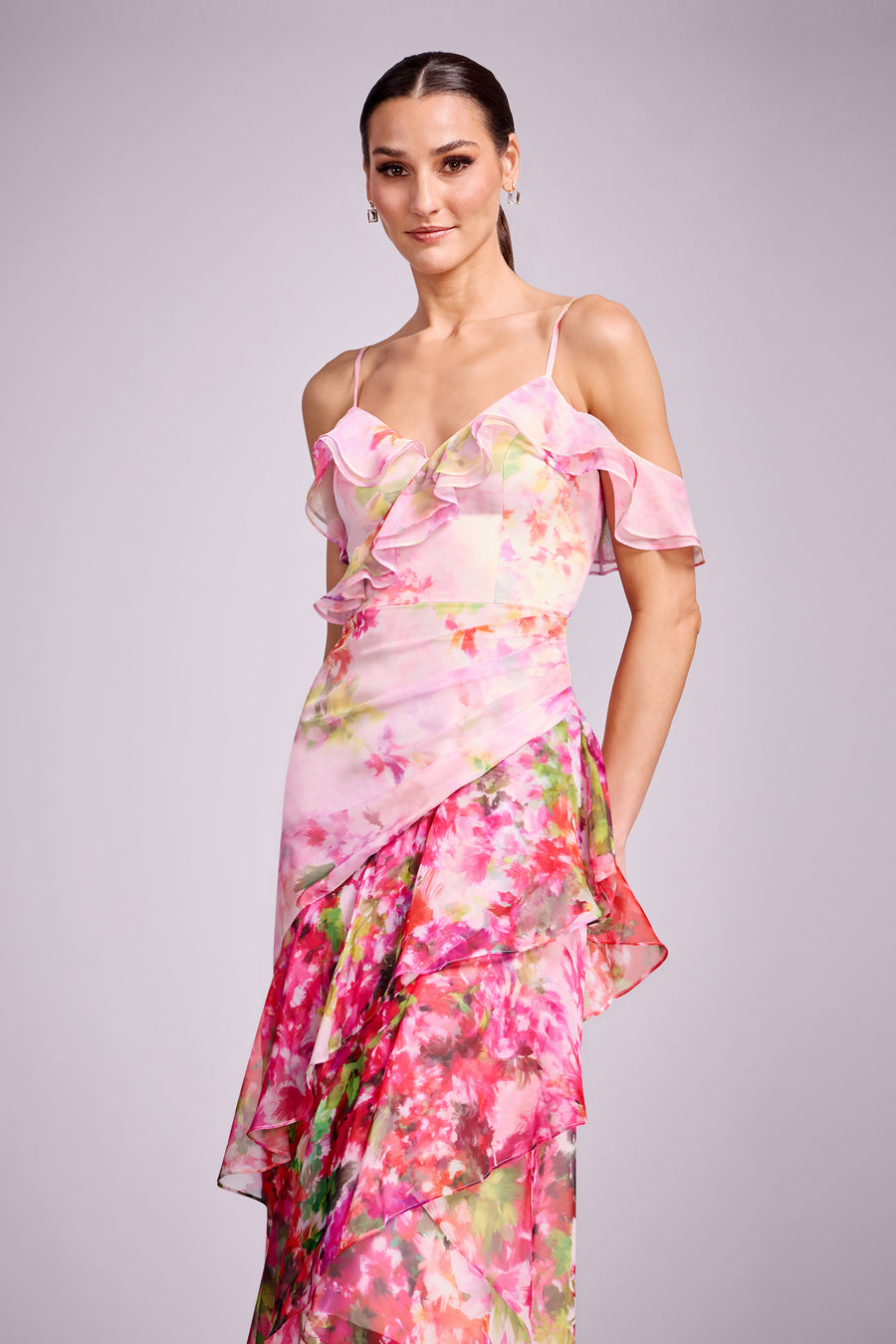 LUMI GOWN / BLUSH MULTI