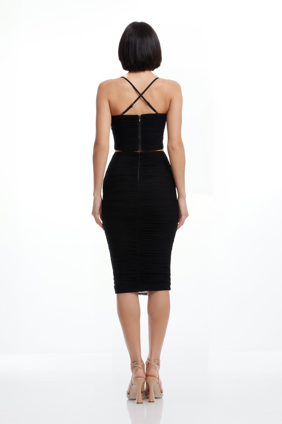 Love Skirt Dress the Population Love Skirt Dress the Population