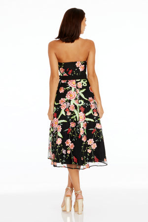 Mabel Dress / BRIGHT ROSE MULTI