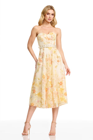 MABEL DRESS / IVORY MULTI