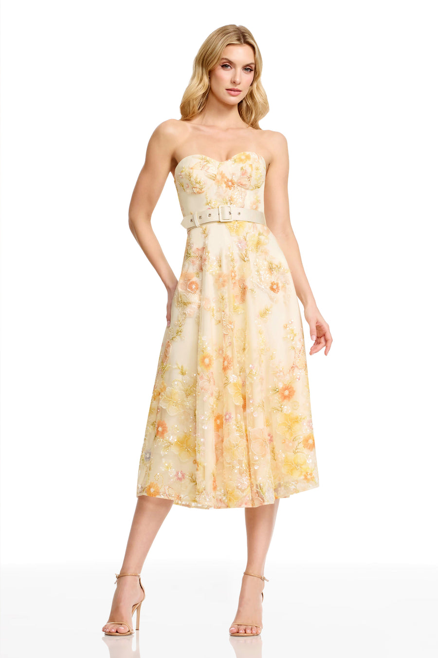 MABEL DRESS / IVORY MULTI