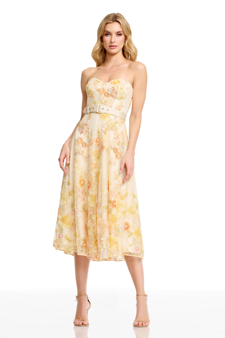 MABEL DRESS / IVORY MULTI