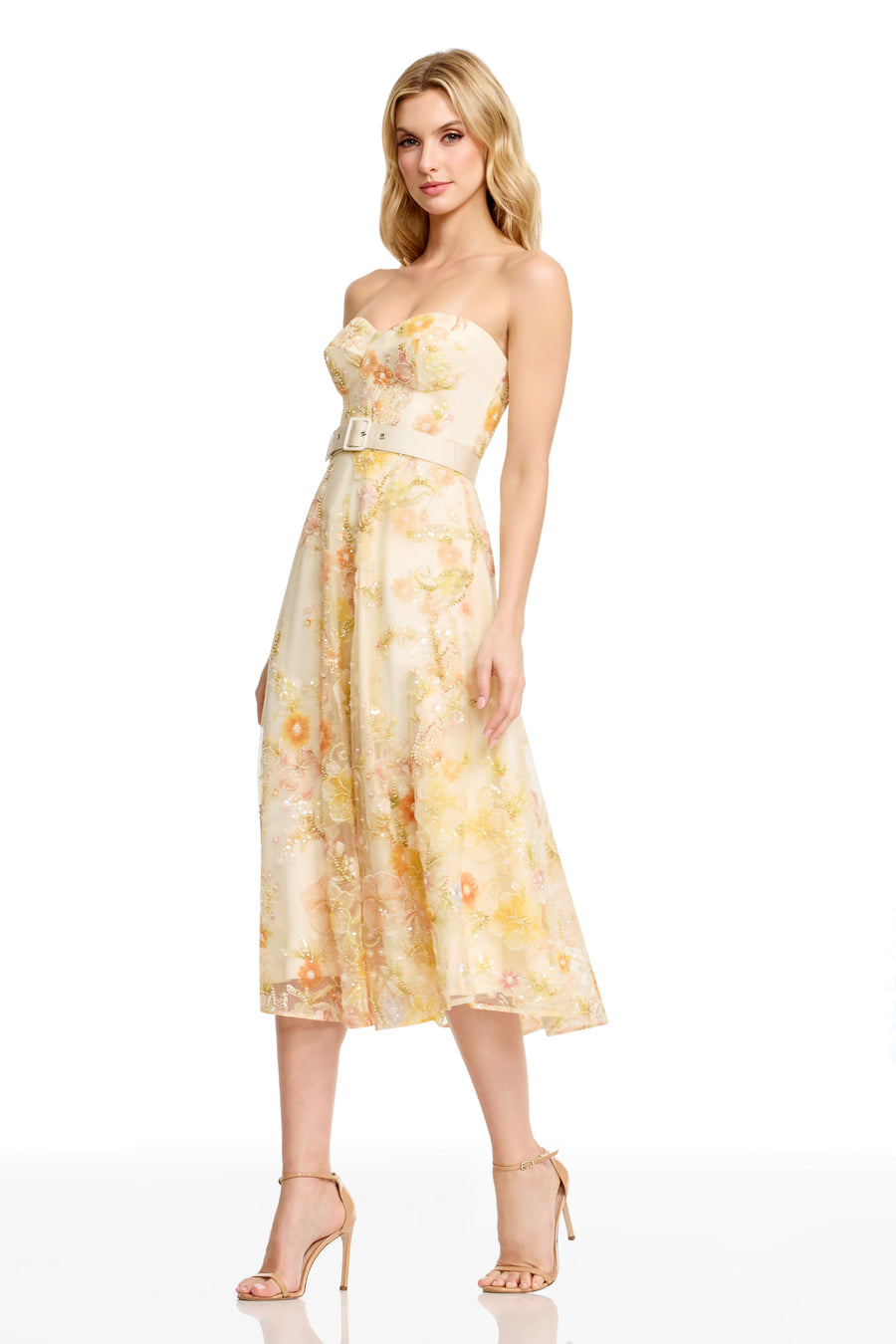 MABEL DRESS / IVORY MULTI