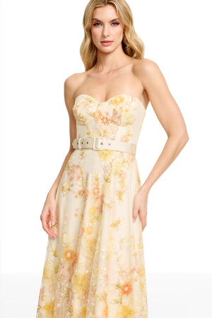 MABEL DRESS / IVORY MULTI